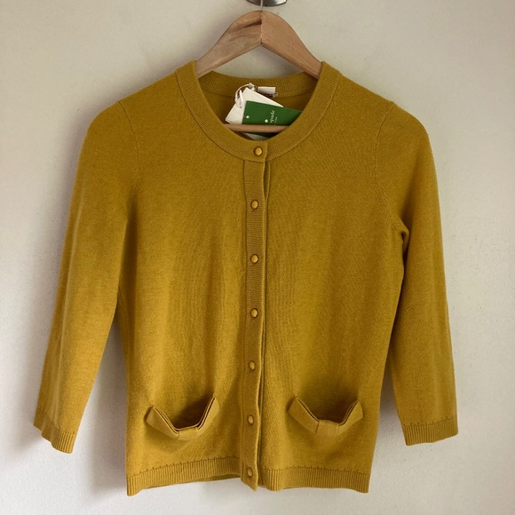 New Kate Spade wool cashmere cardigan with flaws - Picture 1 of 9
